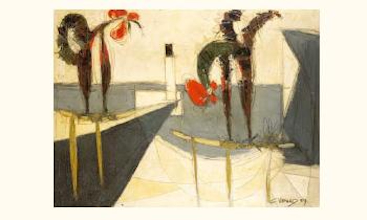 Les coqs by Claude Venard