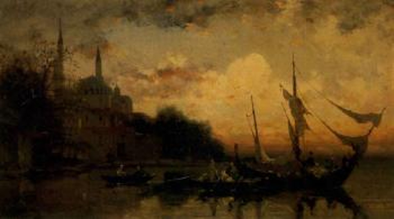 Coucher de soleil by Germain-Fabius Brest
