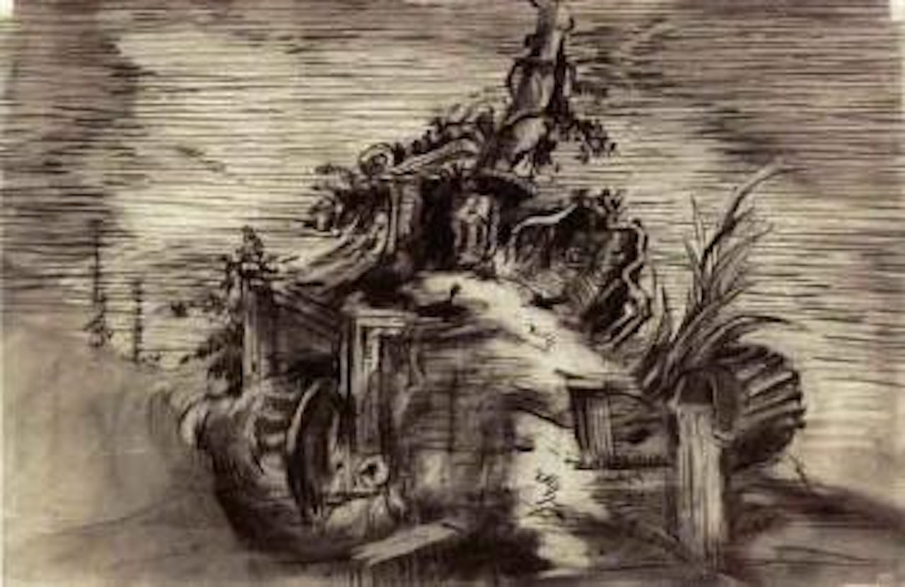 Drawing from Il Ritorno d'Ulisse by William Kentridge