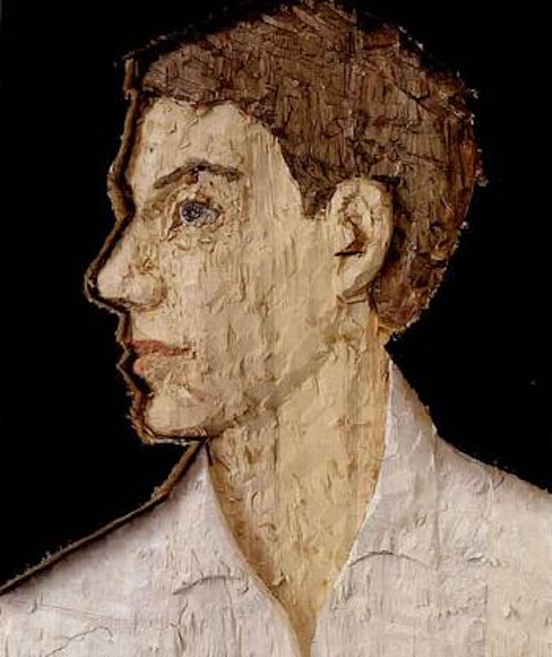 Head relief by Stephan Balkenhol