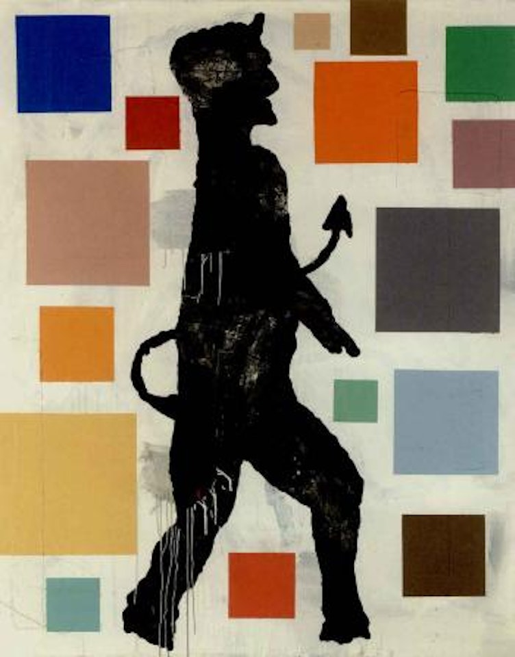 Self-portrait by Donald Baechler