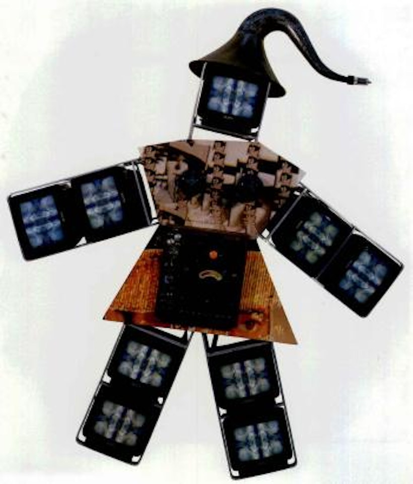 Good girl, bad girl by Nam June Paik