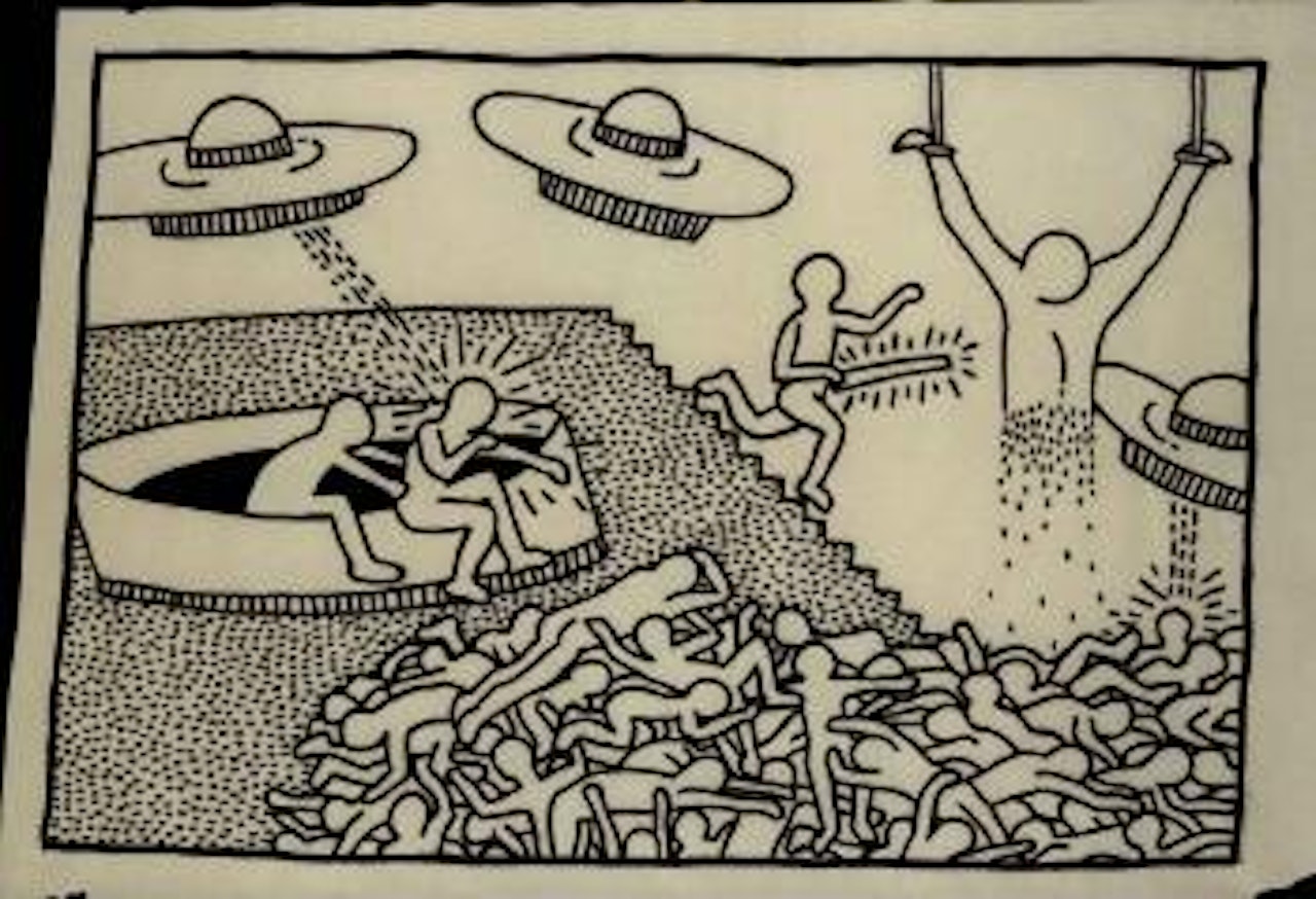 Figures by Keith Haring