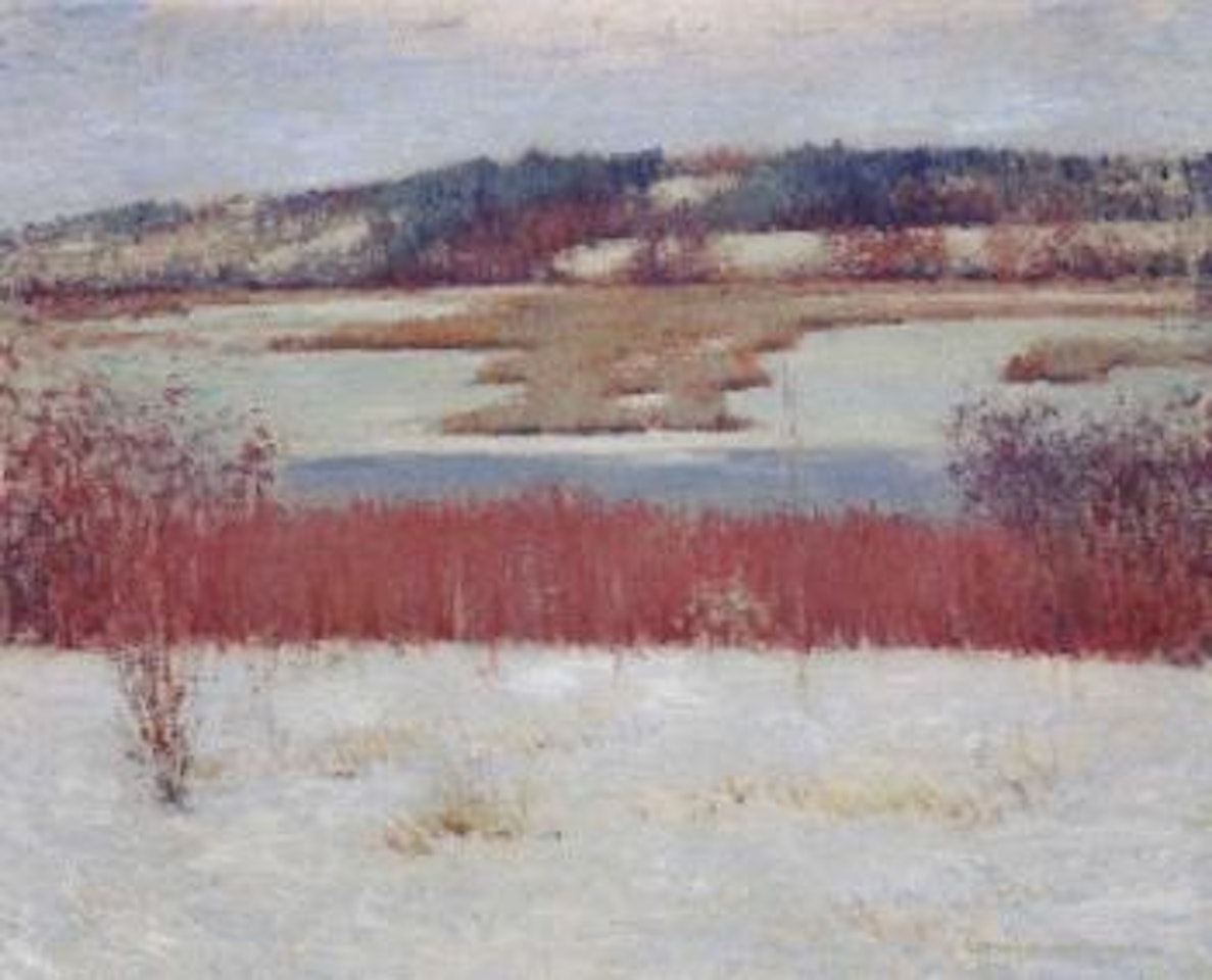 Connecticut River, meadow and forest by Edmund William Greacen