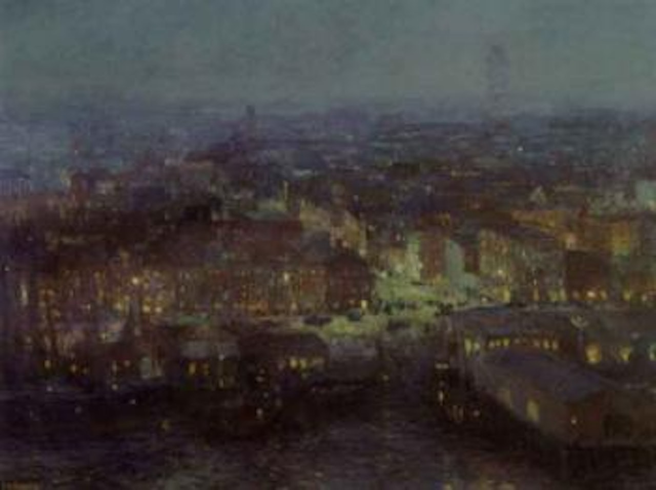Lower New York by Edward Willis Redfield