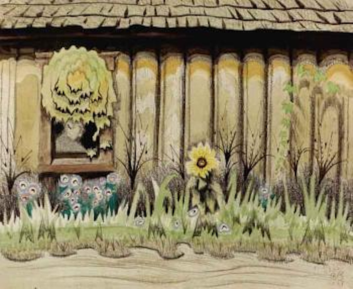 The window by the alley by Charles Burchfield