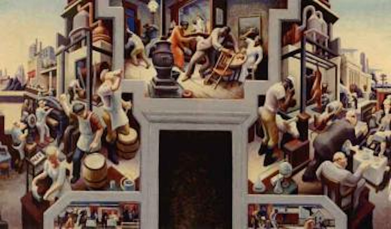 Missouri State Capitol mural by Thomas Hart Benton