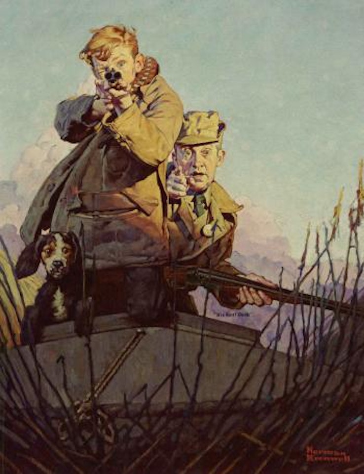 His first duck by Norman Rockwell