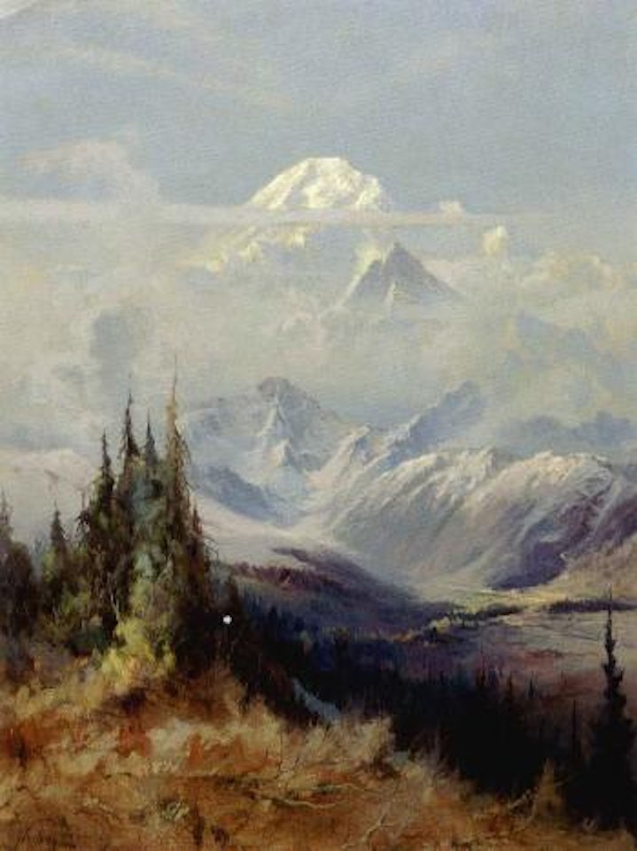 Mount McKinley in mist by Sydney Mortimer Laurence