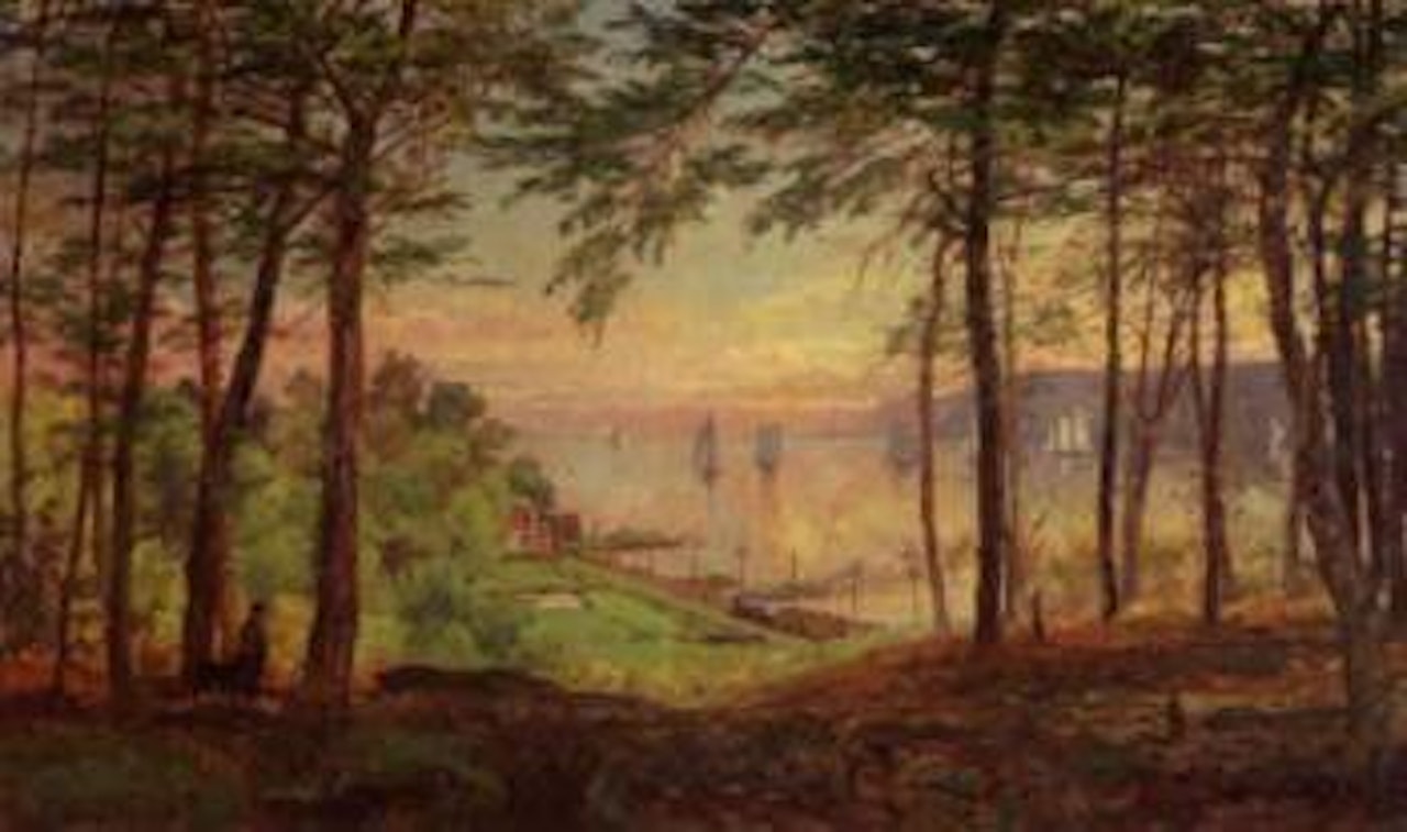 Hudson River from Dudley's Grove by Jasper Francis Cropsey