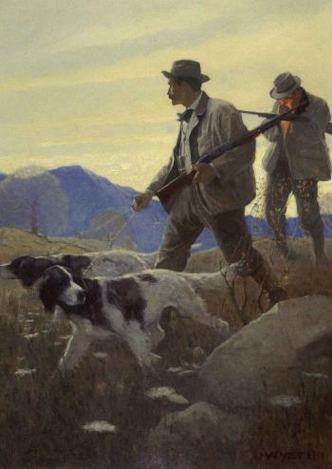 Dawn of the open season by Newell Convers Wyeth