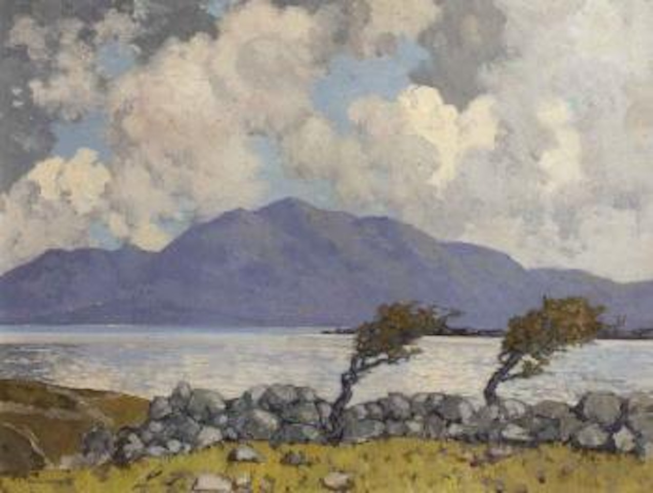 Windswept trees, Connemara by Paul Henry