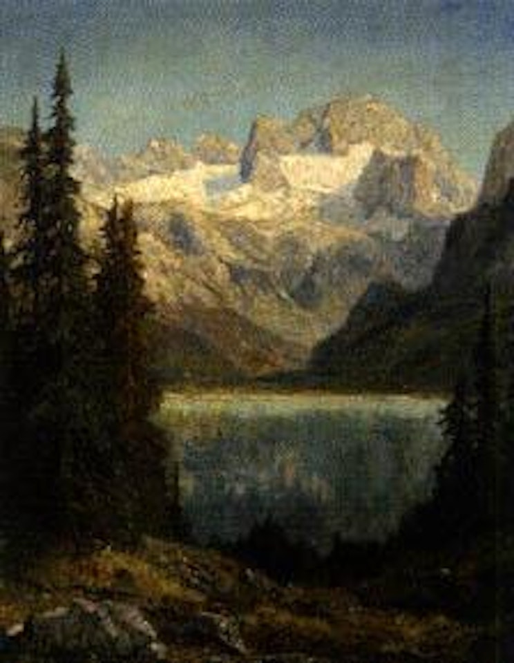 Dachstein and Gosausee by Otto Pippel