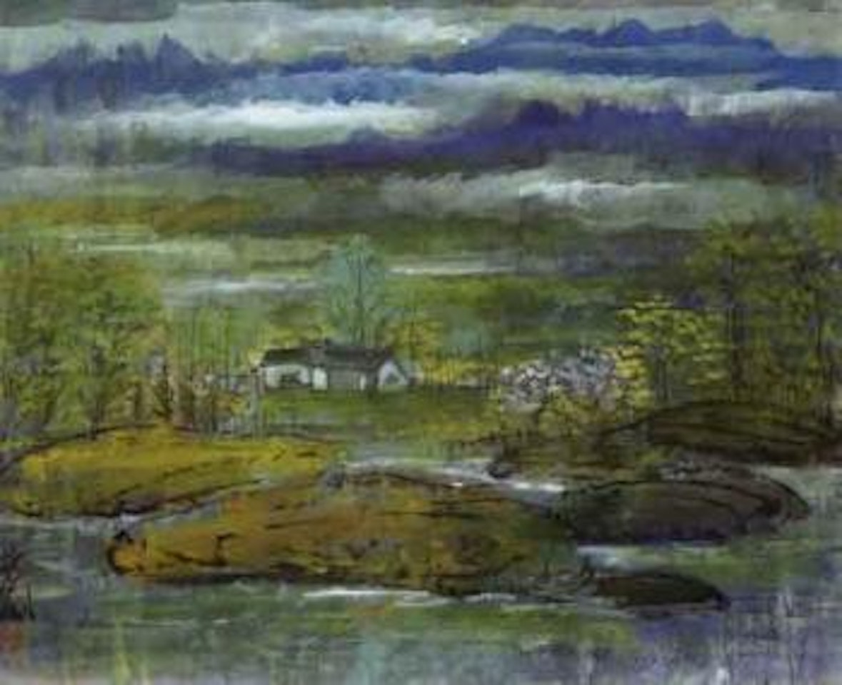 Lakeside by Lin Fengmian