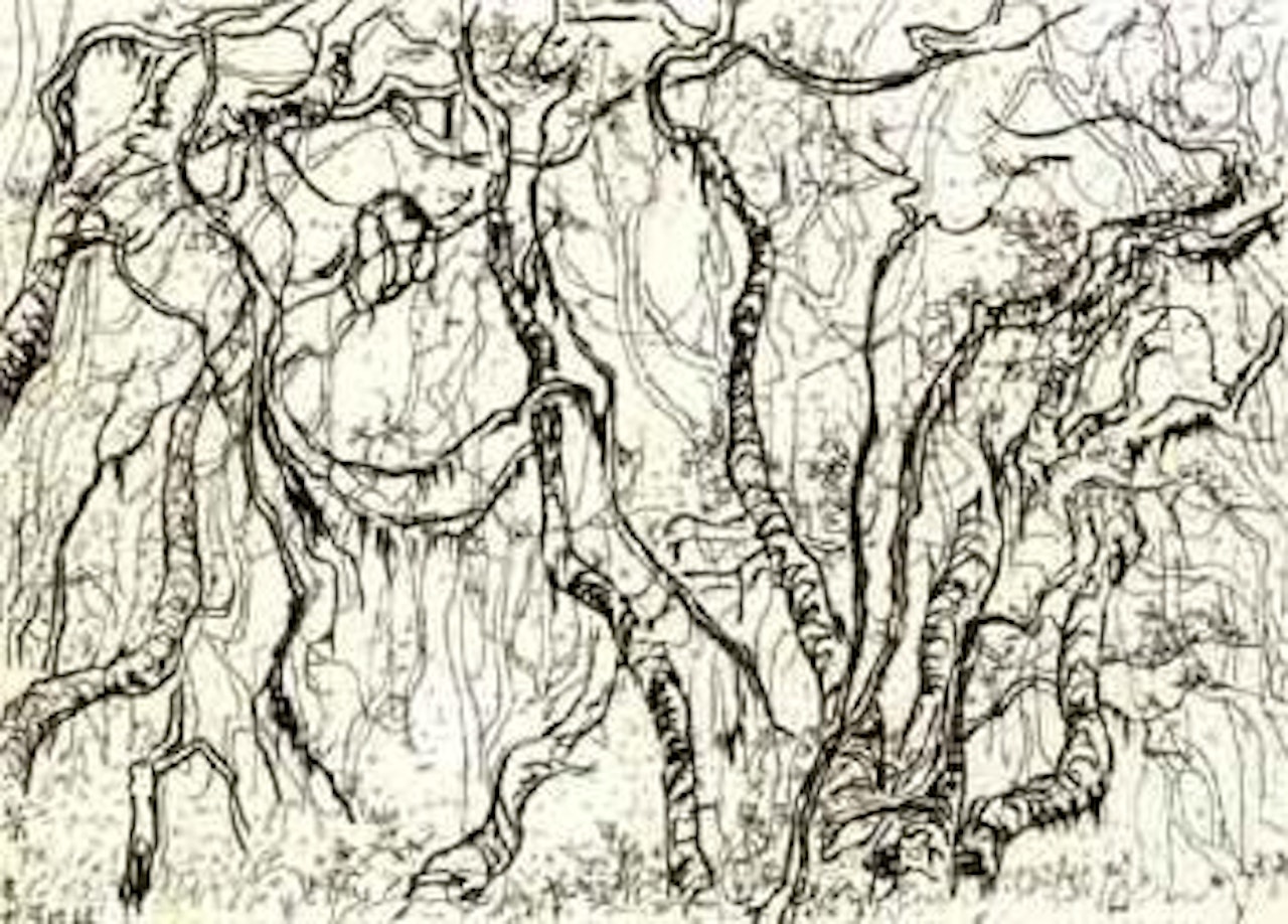Wild forest by Wu Guanzhong