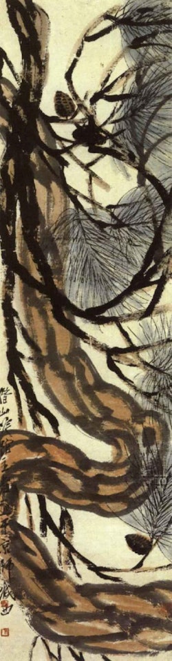 Old pine by Qi Baishi