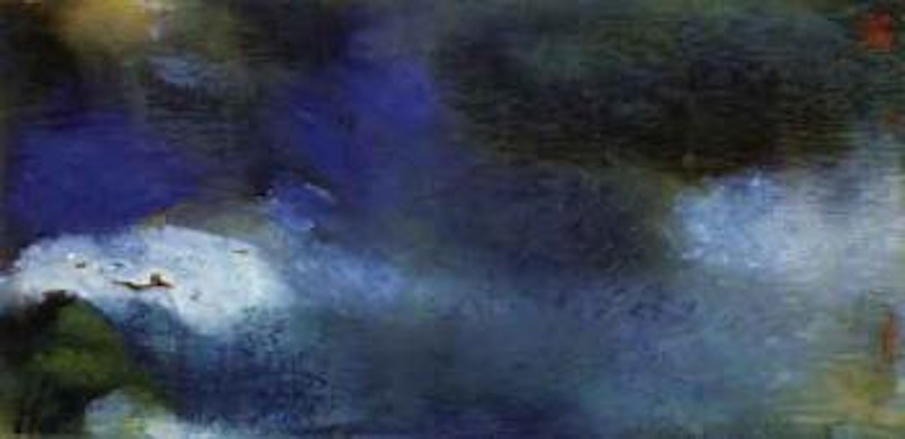 Snowcapped mountain by Zhang Daqian