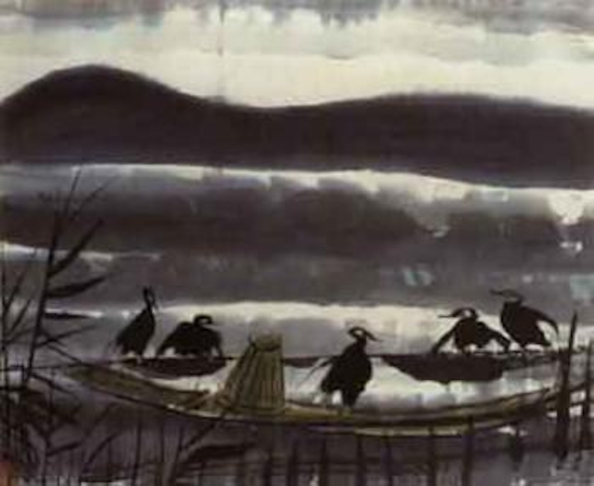 Cormorants by Lin Fengmian