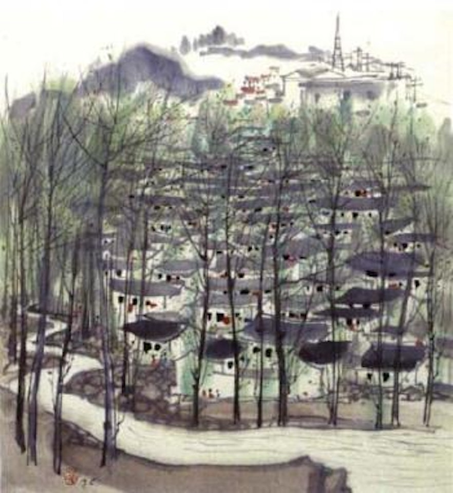 Mountain village in early spring by Wu Guanzhong