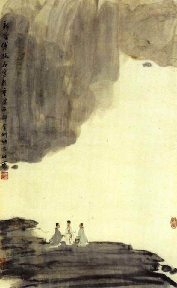 Red cliff by Fu Baoshi