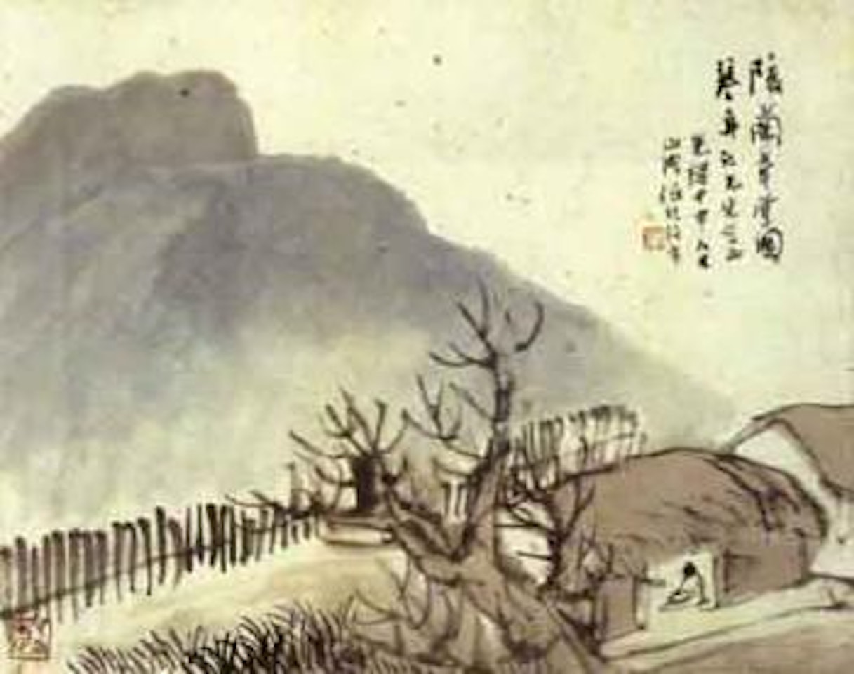 Gailan thatched hall by Ren Bonian