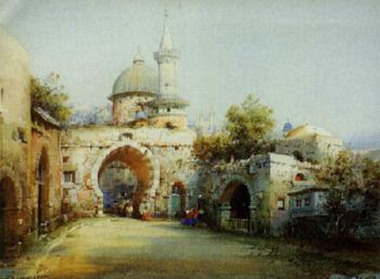 Walled city of Arabia by Noel Harry Leaver