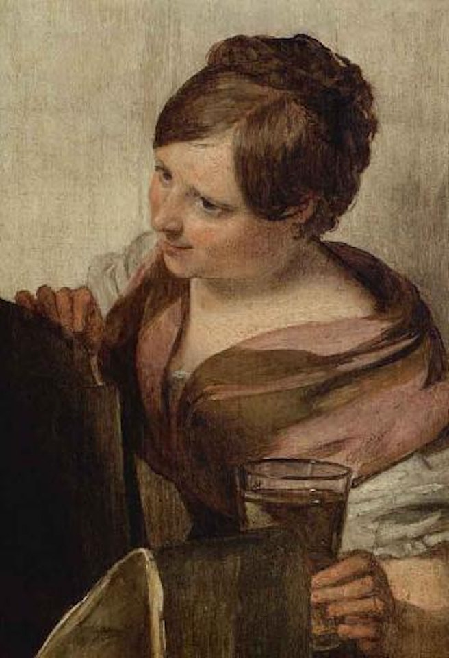 Waitress in Sparbach by Ferdinand Georg Waldmüller