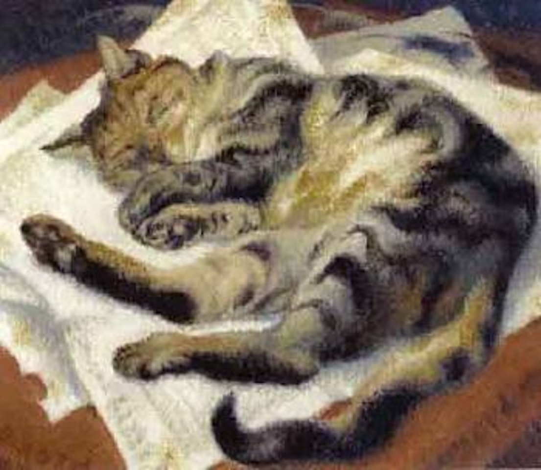 A cat's dream by Norbertine Bresslern-Roth