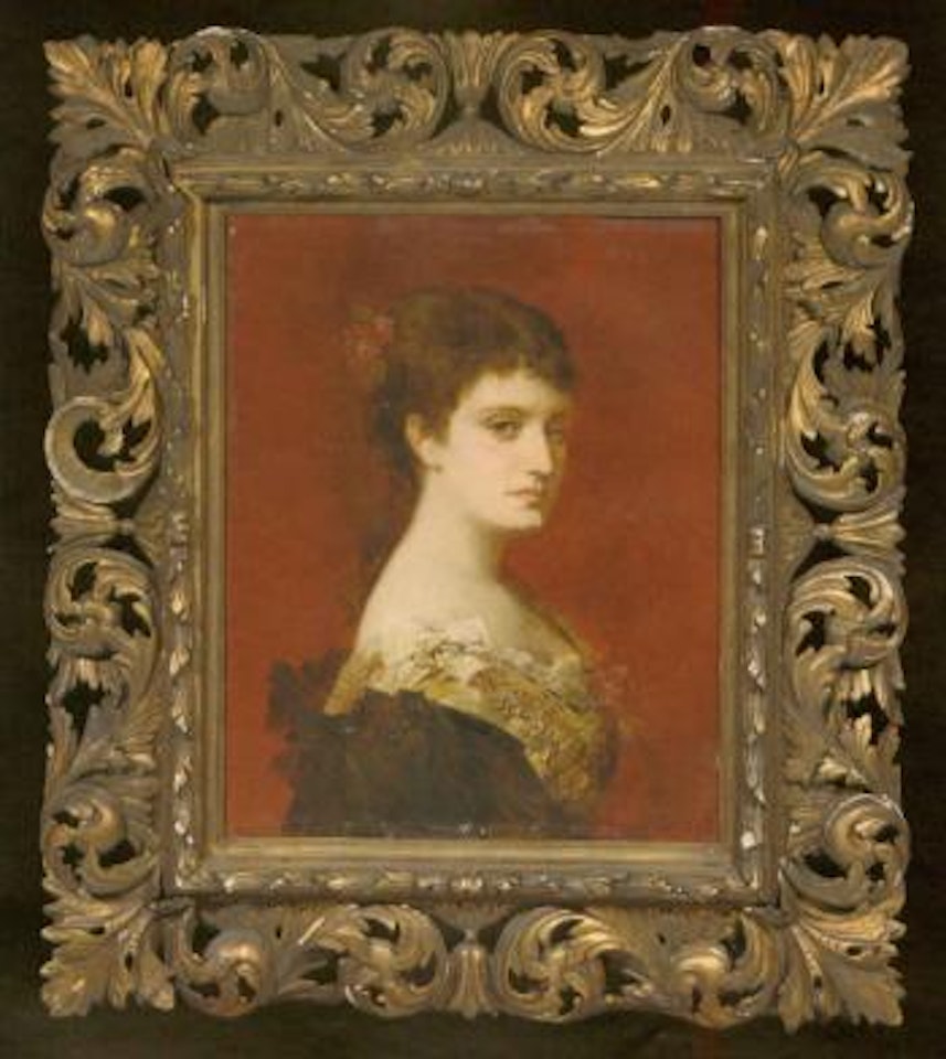 Portrait of Anna Przibram von Gladona-Gold by Hans Makart