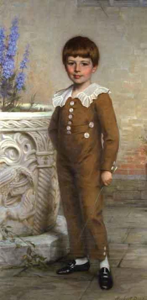 Portrait of a boy by Herbert James Draper