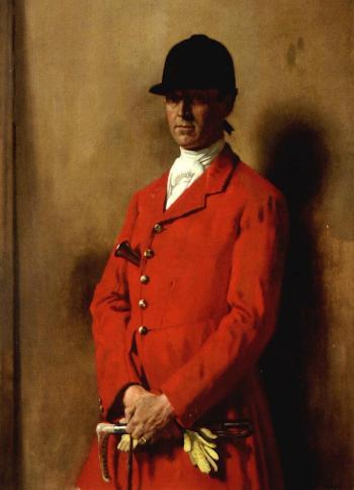 Portrait of Captain Marshall Roberts, Master of the South Notts Foxhounds by William Orpen