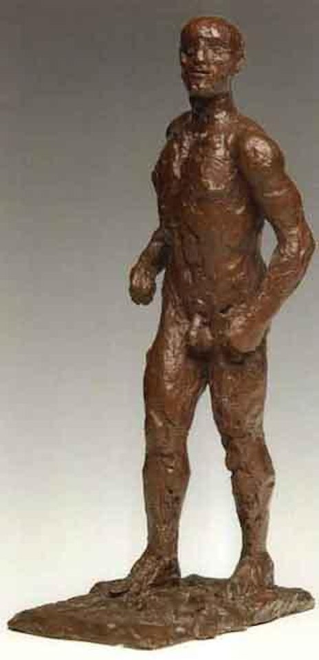 Small male figure by Elisabeth Frink