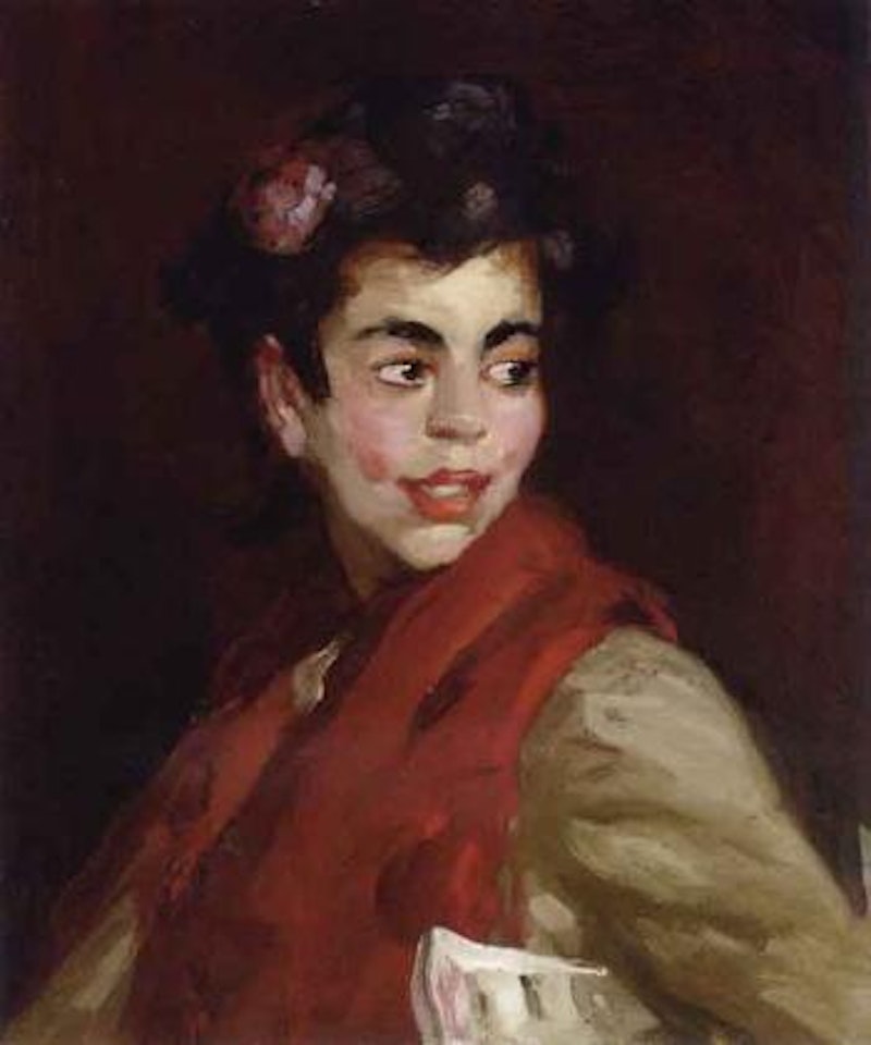 Newsgirl, Madrid, Spain by Robert Henri