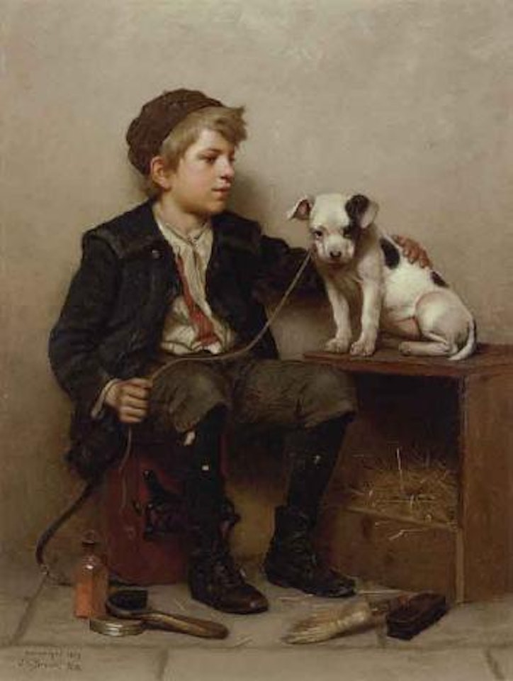 My best friend by John George Brown