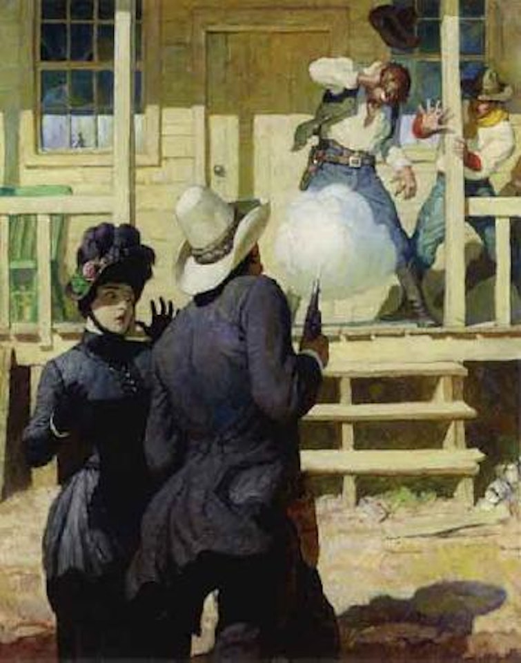 His eyes looked as Sabra had never seen them look by Newell Convers Wyeth