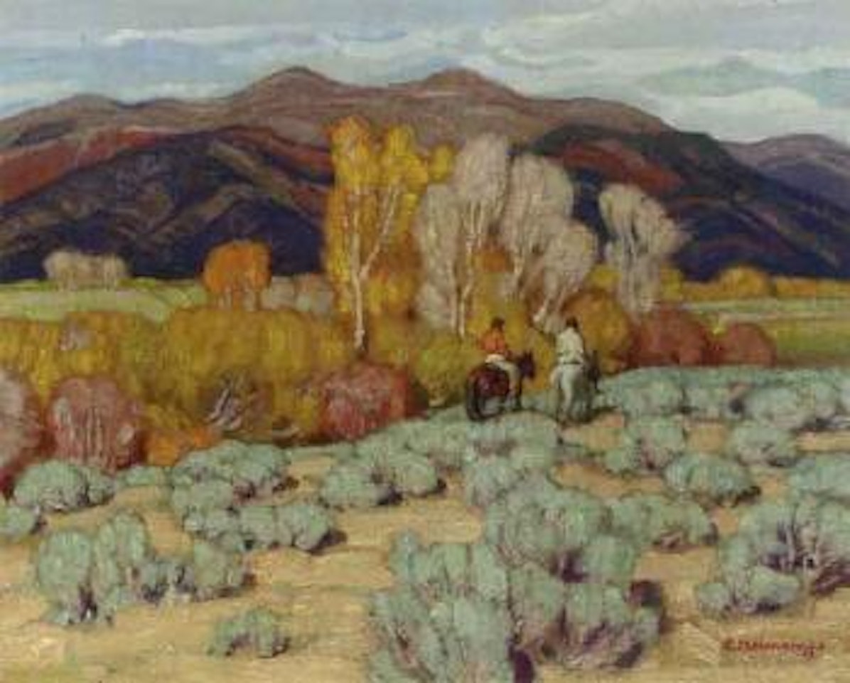 Across the Sagebrush by Ernest Martin Hennings
