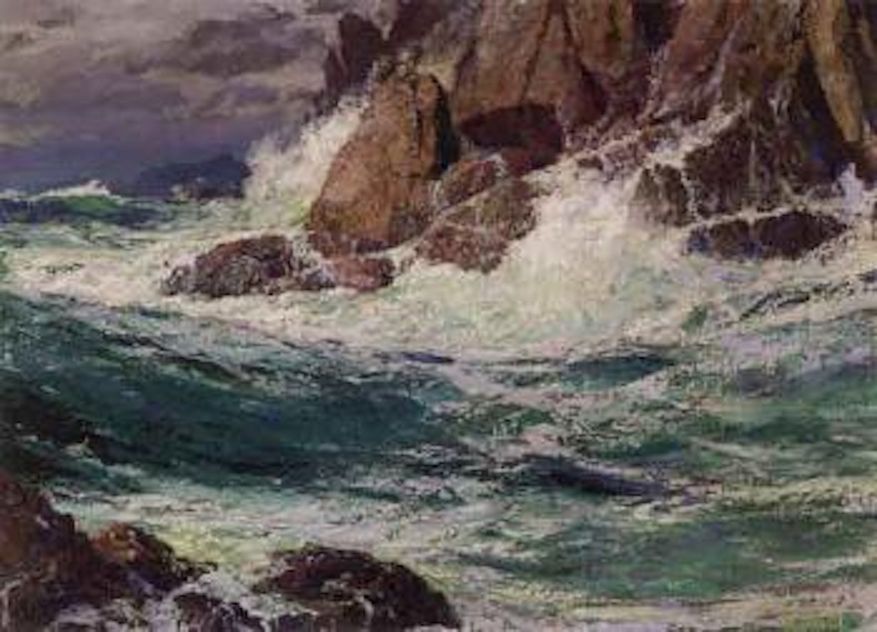 Stormy seas by Edward Henry Potthast