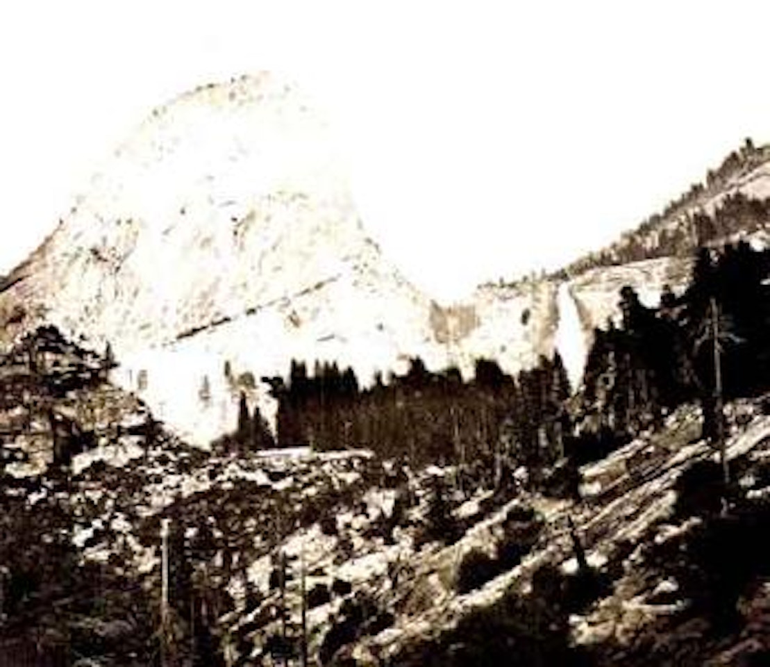 Tutokanula, the great chief, el Capitan, 3500 ft, Valley of Yosemite by Eadweard Muybridge