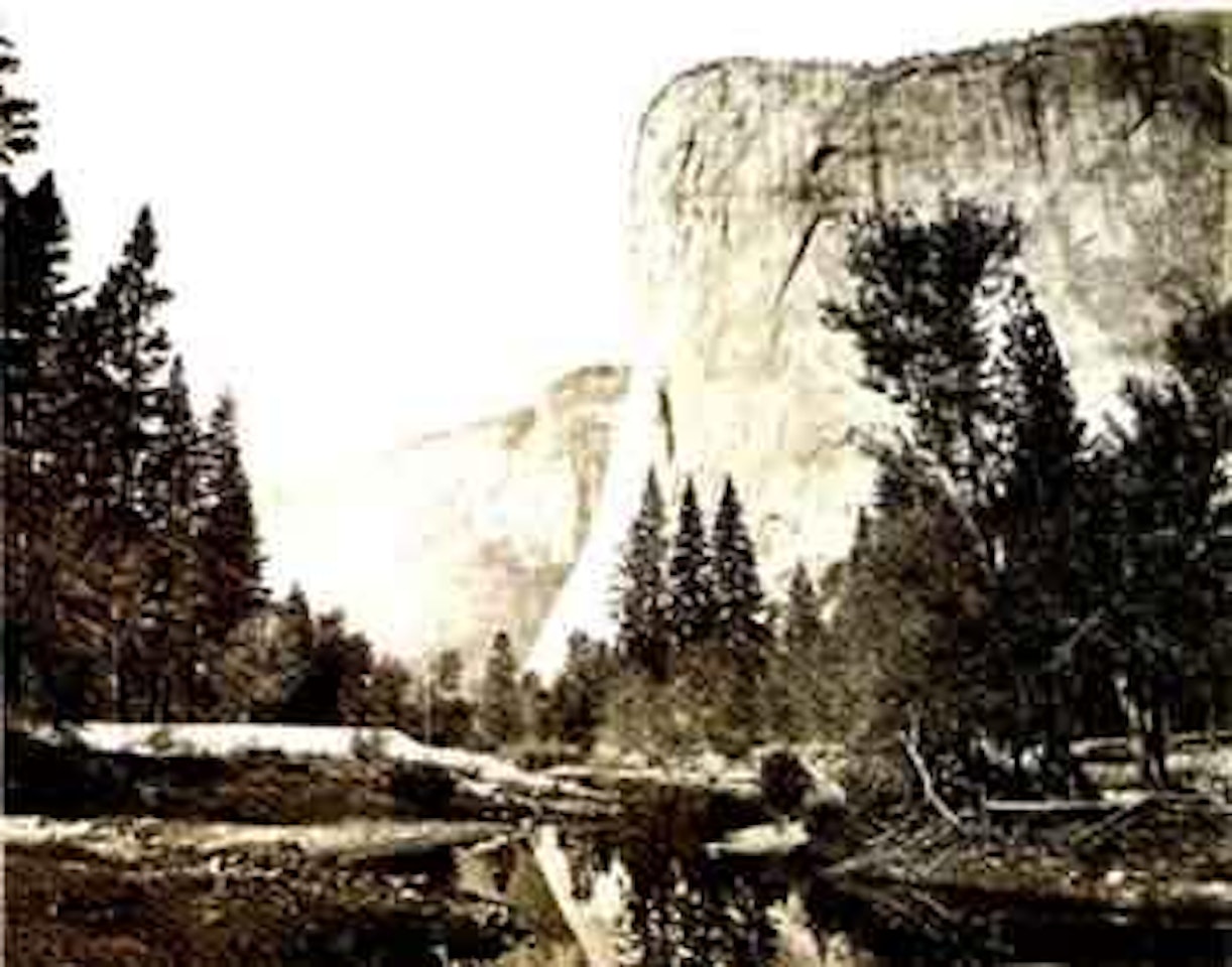 Cathedral rocks, Valley of the Yosemite, 2600 ft high by Eadweard Muybridge