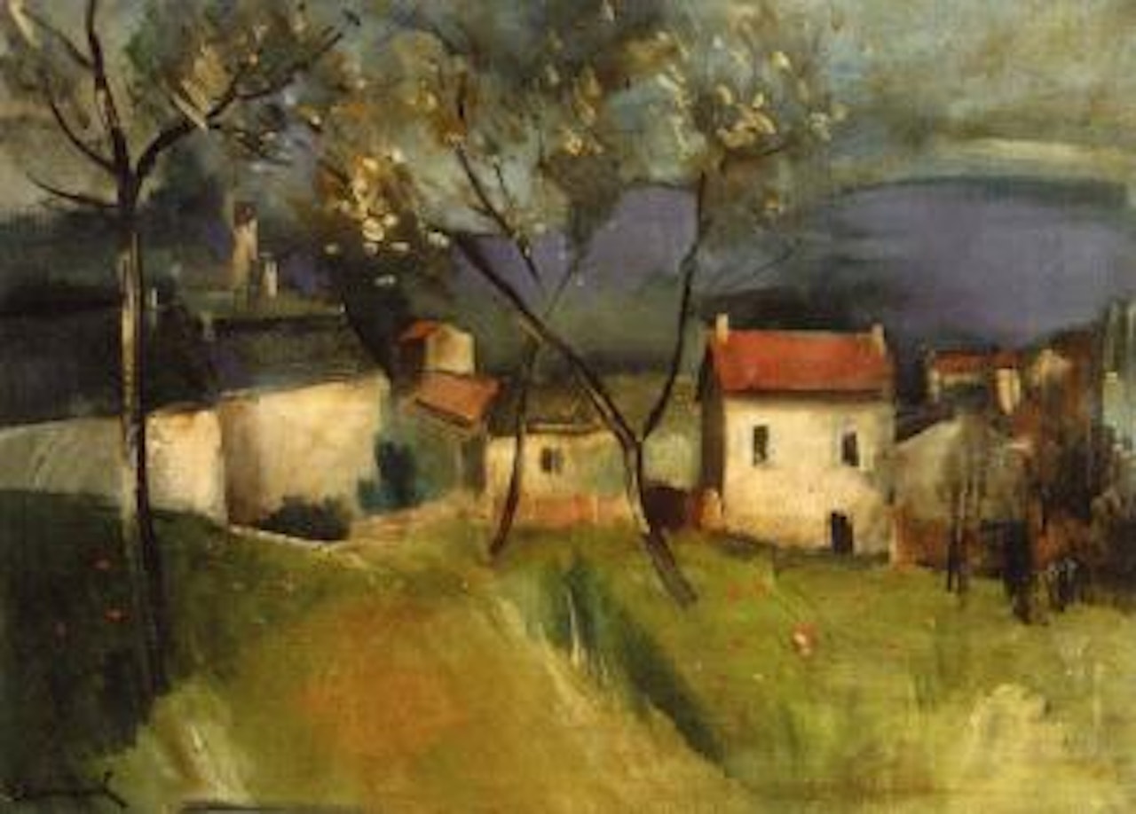 Rue de village by Maurice de Vlaminck
