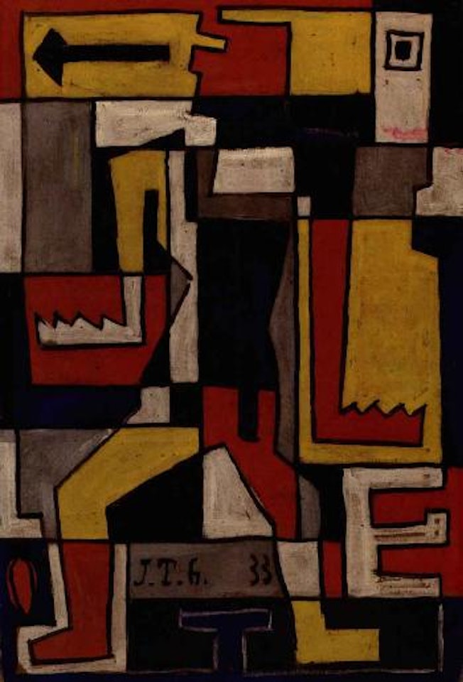 Formes with human figure by Joaquín Torres-García