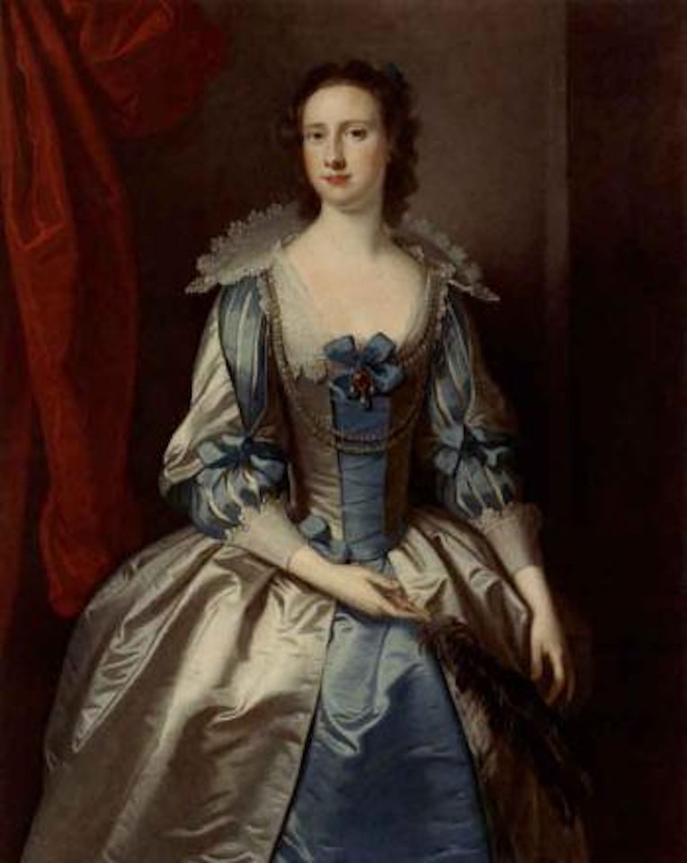 Portrait of lady by Thomas Hudson