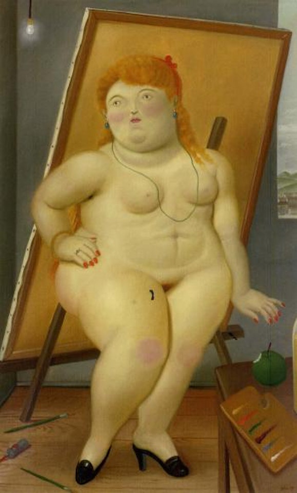 Model by Fernando Botero