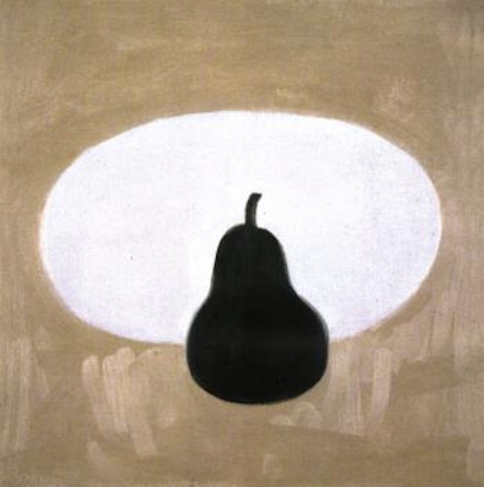 Pear on a plate by William Scott