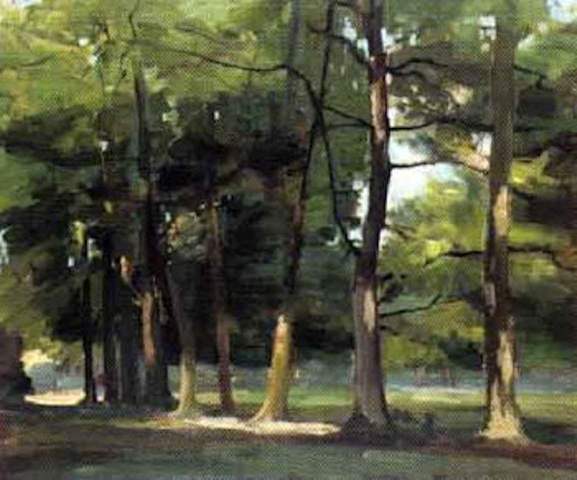 Cedars at Combe Bank, near Sevenoaks, Kent by Arthur Ernest Streeton
