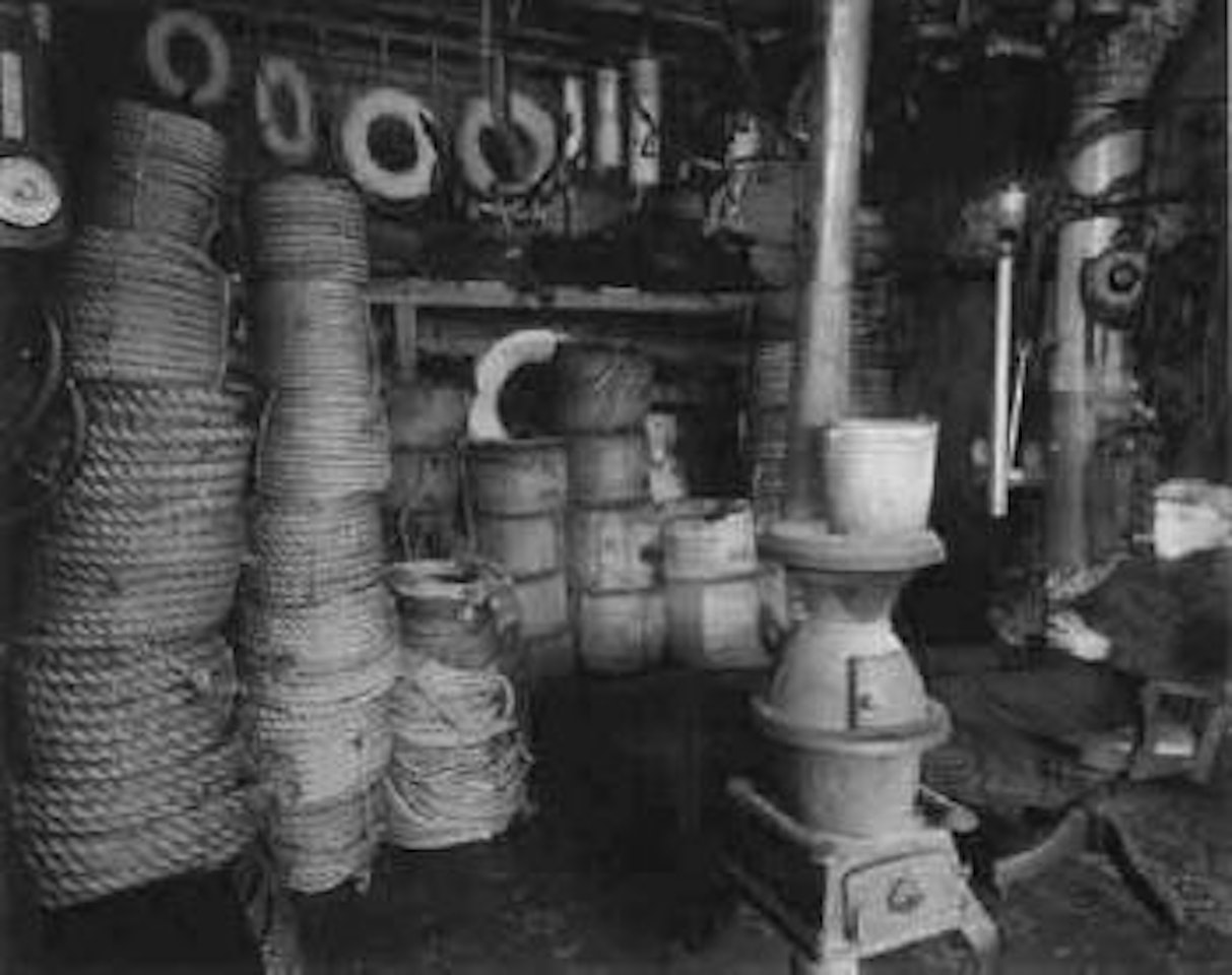 Rope store, South Street and James Slip, Manhattan, 1936 by Berenice Abbott