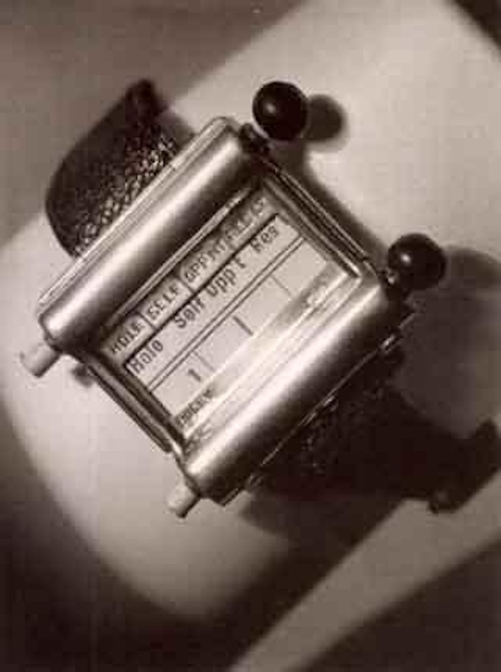 Wrist golf score keeper by Paul Outerbridge