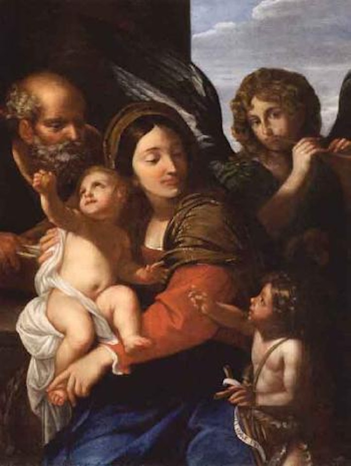 Holy Family with Angel by Annibale Carracci