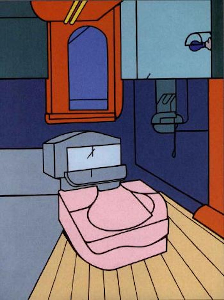 Changing room by Valerio Adami