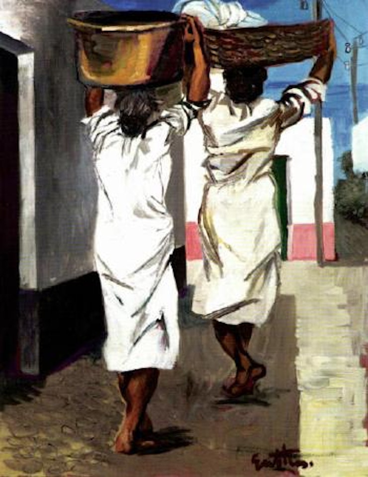 Women in Anacapri, Italy by Renato Guttuso